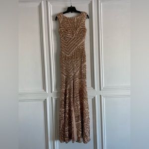 Rose Gold Evening Gown